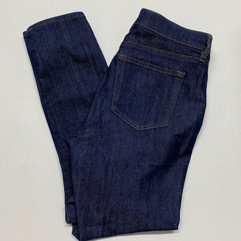 Ann Taylor Loft Dark Wash Modern Skinny Slim Pockets Jeans Sz 27 / 4